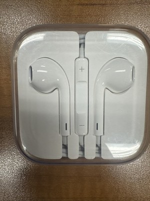 Apple Earbuds Genuine 3.5mm Plug Earphones Wired EarPods + Case iPhone iPod iPad