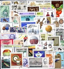 POLOGNE collections de 50 à 2500 timbres différents oblitérés