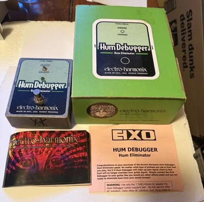 Electro-Harmonix EHX XO Hum Debugger and Eliminator Guitar Effects Pedal VGC
