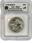 1776-2026 D 50C Semiquincentennial Liberty Half Dollar Graded ICG MS67 — photo 1