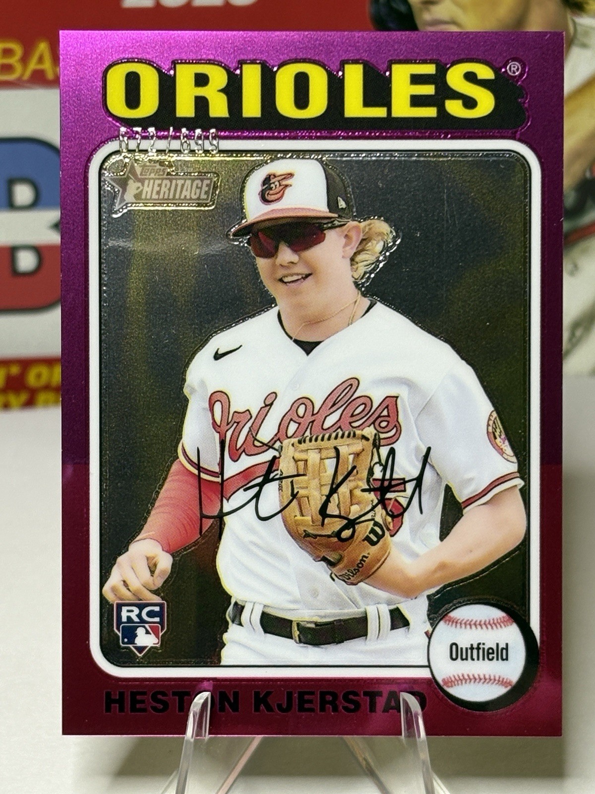 2024 Topps Heritage High Number Heston Kjerstad Rookie Chrome /699 #327