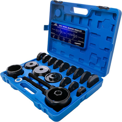 24Pc Wheel Bearing Press Kit for Easy Removal & Installation FWD