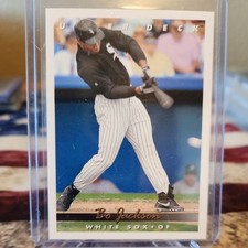 1993 Upper Deck BO JACKSON Card #775 Chicago White Sox