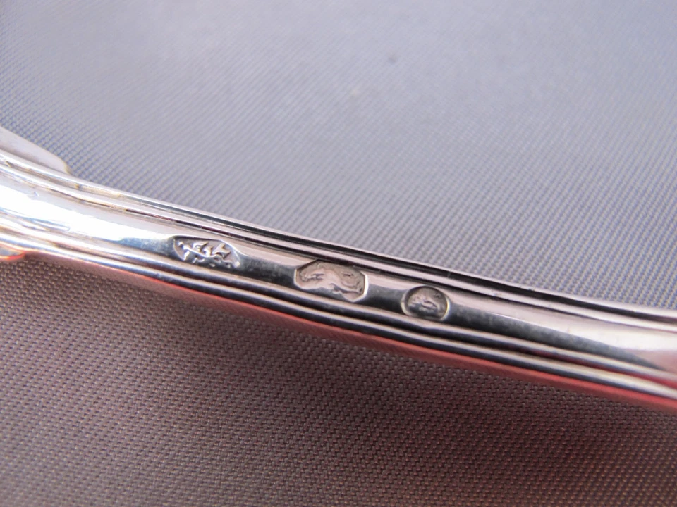 Good FRENCH NAPOLEONIC 950 Silver TEASPOON-Fiddle Thread Pattern-1797-1809 Mark - Image 4 of 4