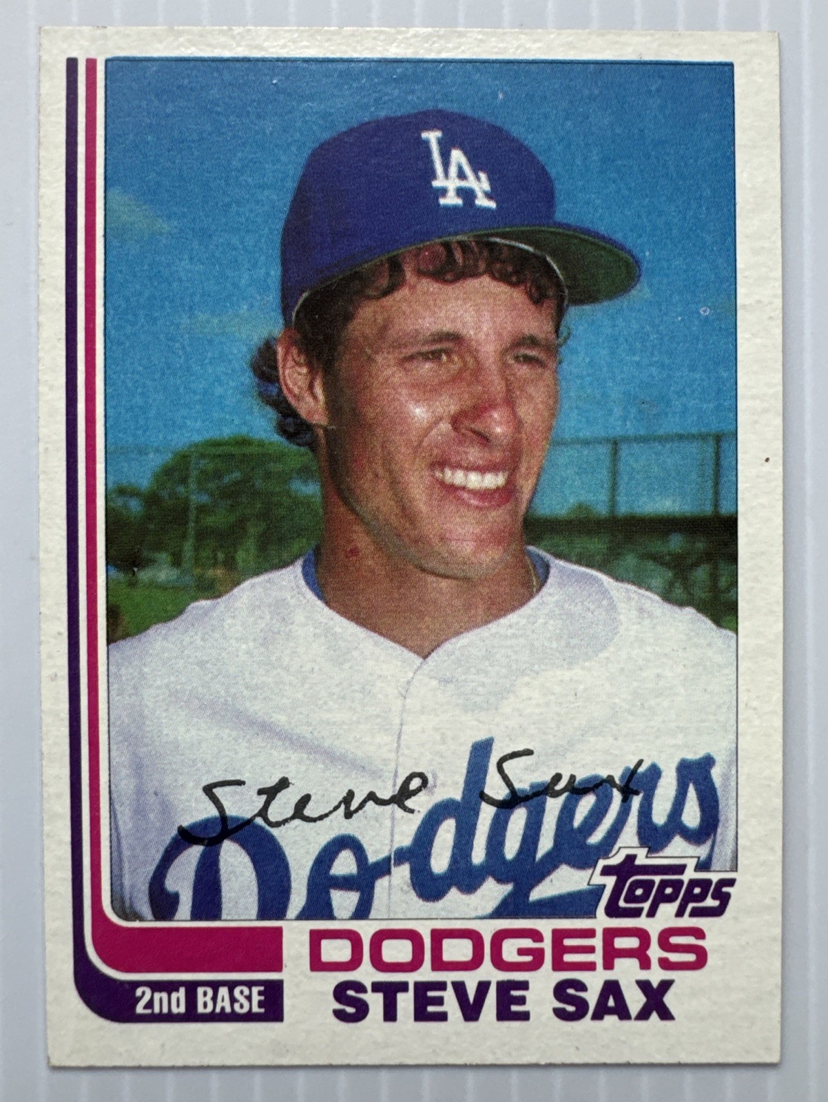 Steve Sax 1982 Topps Traded #103T - EXMT-NRMT Los Angeles Dodgers