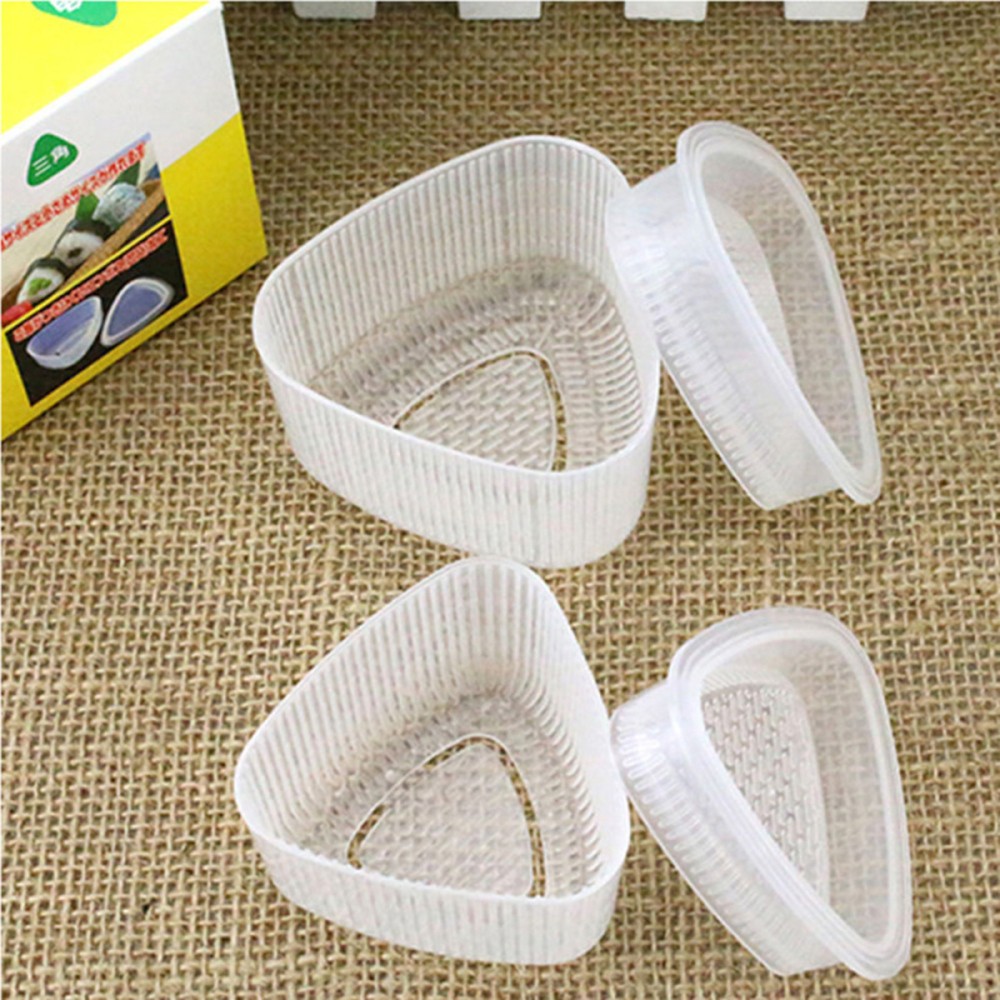 6 pcs Sushi Moules Ensemble Triangle Riz Boule Moule Onigiri Moule Sushi Maker