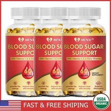 Blood Sugar Support,Glucose Support Alpha Lipoic Acid Cinnamon Magnesium 180Caps