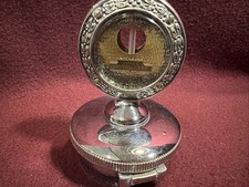 Vintage 1900s Boyce Motometer Wreath Radiator Cap Temp Gauge Antique Automobile