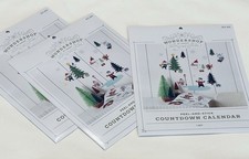 3 Wondershop Target PEEL-AND-STICK COUNTDOWN CALENDAR Christmas Decor ADVENT Lot