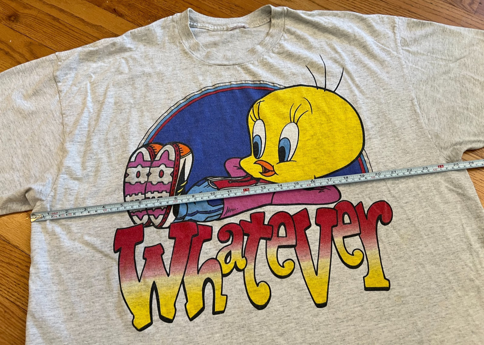 VTG 90s Looney Tunes Tweety Bird "Whatever" Shirt Sz 2XL/3XL Oversized