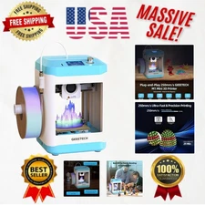 Mini 3D Printer for Kids: Auto-Leveling, Safe Design & Pre-Assembled STEM Tool