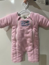 Baby Merlin's Magic Sleepsuit Size Large 6-9 Months Pink - Zipper Closure