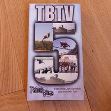TBTV 5 VHS, Inline VHS, skate tape T-bone films Chris Edwards Birth Tour Roller