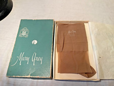 Vintage 1940s Mary Grey Hosiery Stockings in original box