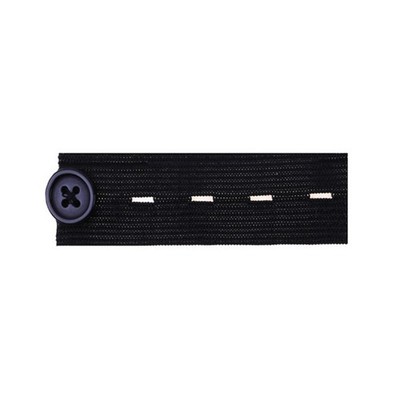 2Pcs Black Pant Waist Expander Adjustable Elastic Maternity Belt Clip
