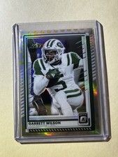 GARRETT WILSON 2025 DONRUSS OPTIC FOOTBALL FLEX EMOJI PRIZM JETS SP #107/199