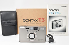 【COMME NEUF avec boîte】 Appareil photo argentique Contax T3 Titan Silver...