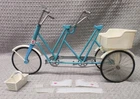 BARBIE; HEART FAMILY BICYCLE BUILT FOR 4 - 1985 - MATTEL -  Blue