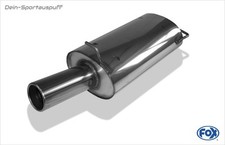 Fox Sportauspuff für Kia Shuma 1 Typ FB 1x90mm rund mit Abs.