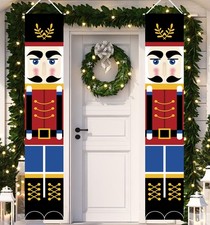 Christmas Decorations Nutcracker Soldier Banner Xmas Nutcracker,