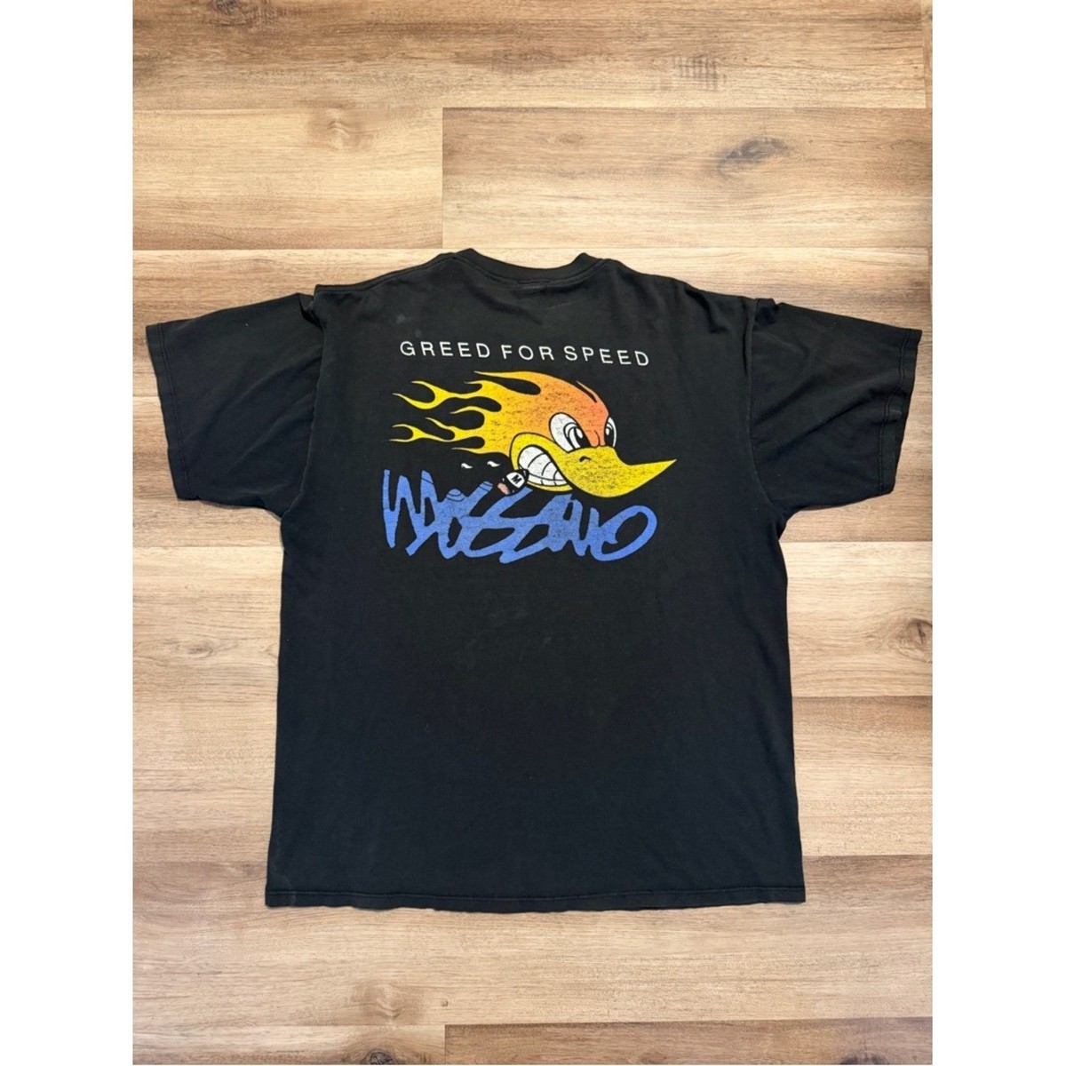 Vintage 90s Mossimo T-Shirt Men's XL Black Faded Grunge Surf Skate