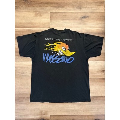 Vintage 90s Mossimo T-Shirt Men's XL Black Faded Grunge Surf Skate