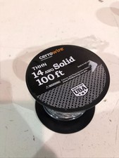 Cerrowire 100 ft. 14 Gauge Black Solid CU THHN Wire New