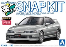 Aoshima 132 Acura Integra Type R Snap Model Kit -silver-