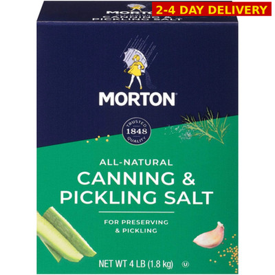 Canning & Pickling Salt, 4 Pound Box (Pack of 9)