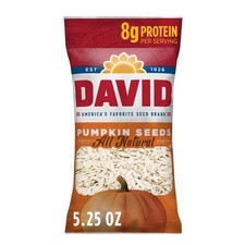 DAVID Roasted and Salted Pumpkin Seeds, 2.25 oz, 12 Pack 27.56 per gallon