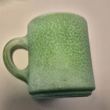 Vintage HAZEL ATLAS Textured Milk Glass. No Chips Or Cracks. Set Of 4.