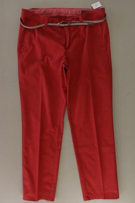   Selection by s.Oliver Hose für Damen Gr. 38, M mit Gürtel rot aus Baumwolle  