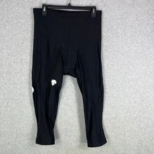 Descente Men's XL Padded Cycling Tights Black Orange Chamois Bike Pants Canada