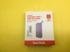 SanDisk 1TB Extreme Portable USB-C USB 3.2 External SSD SDSSDE29-1T00-AWL New