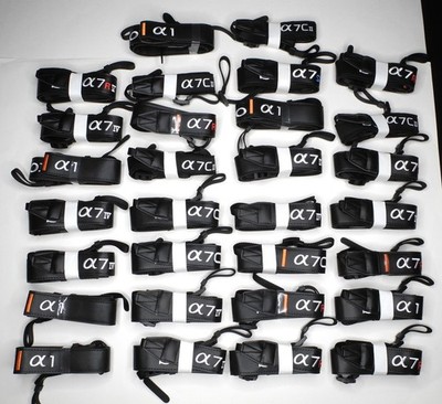 NEW Lot Of 30x Sony Camera Neck Straps For A7CR / A7R IV & V / A7 IV / A1 & More