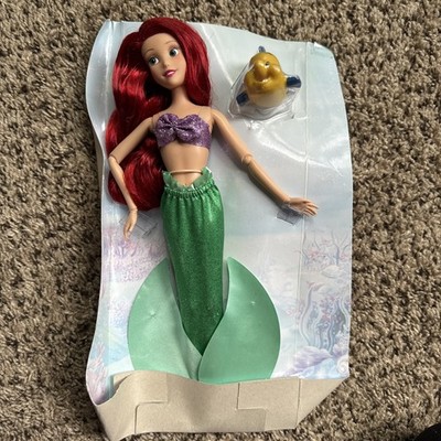 Disney Classic Princess Ariel Doll includes Flounder - from Little Mermaid - NEW
