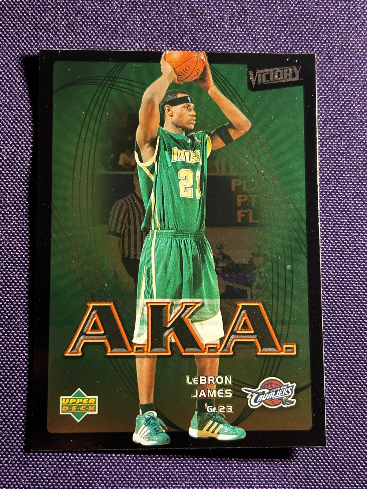 2003-04 Upper Deck Victory - A.K.A. LeBron James #206 (RC)