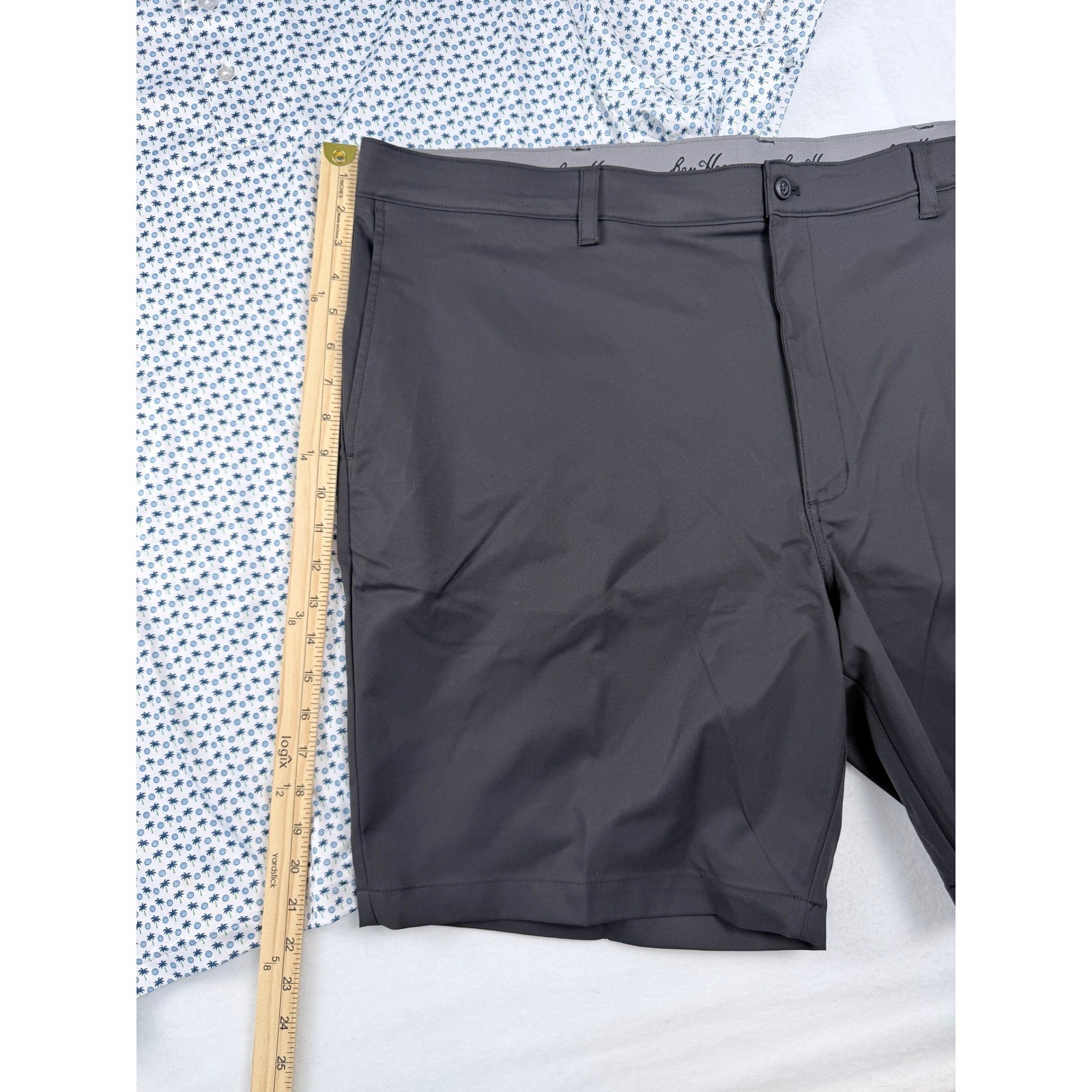 Ben Hogan Performance Mens Golf Set 2XL Polo Shirt and 42 Shorts Black Tropical image 3