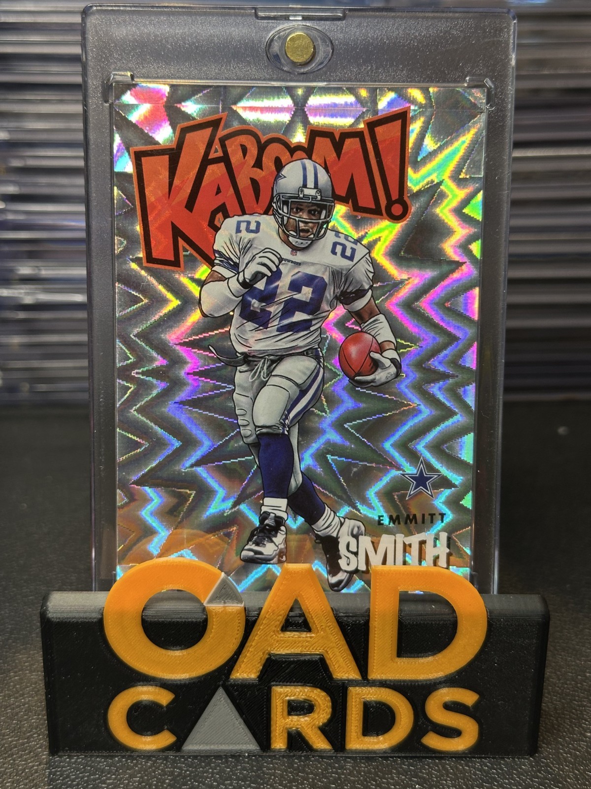2021 Panini Absolute Emmitt Smith #K7 Kaboom! Vertical Kaboom!