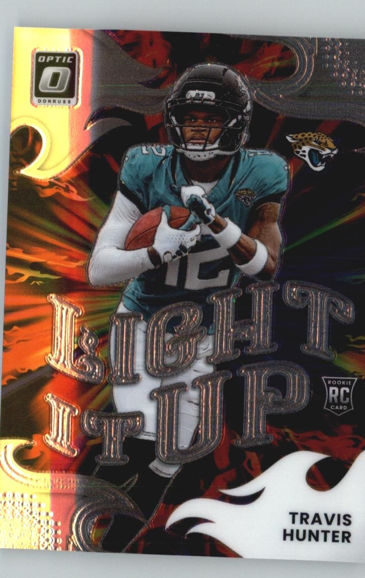 Travis Hunter Jacksonville Jaguars 2025 Donruss Optic Light It Up