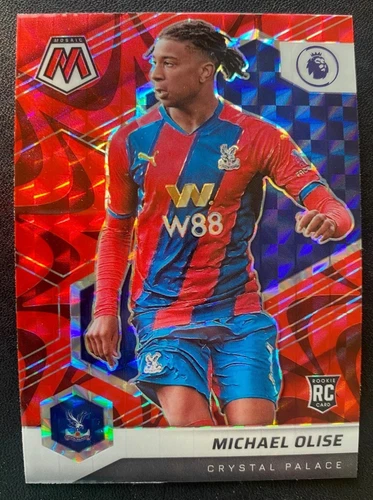 2021-22 Mosaic Premier League Red Reactive Prizm MICHAEL OLISE RC #136