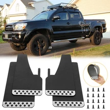 For Toyota Tacoma Pickup 4X Mud Flap Mudguard Splash Guard Mudflap w/ Reflectors