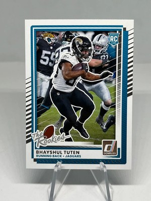Bhayshul Tuten 2025 Donruss Rookies & Highlights Jaguars #DRH-41 Print Run: 2250