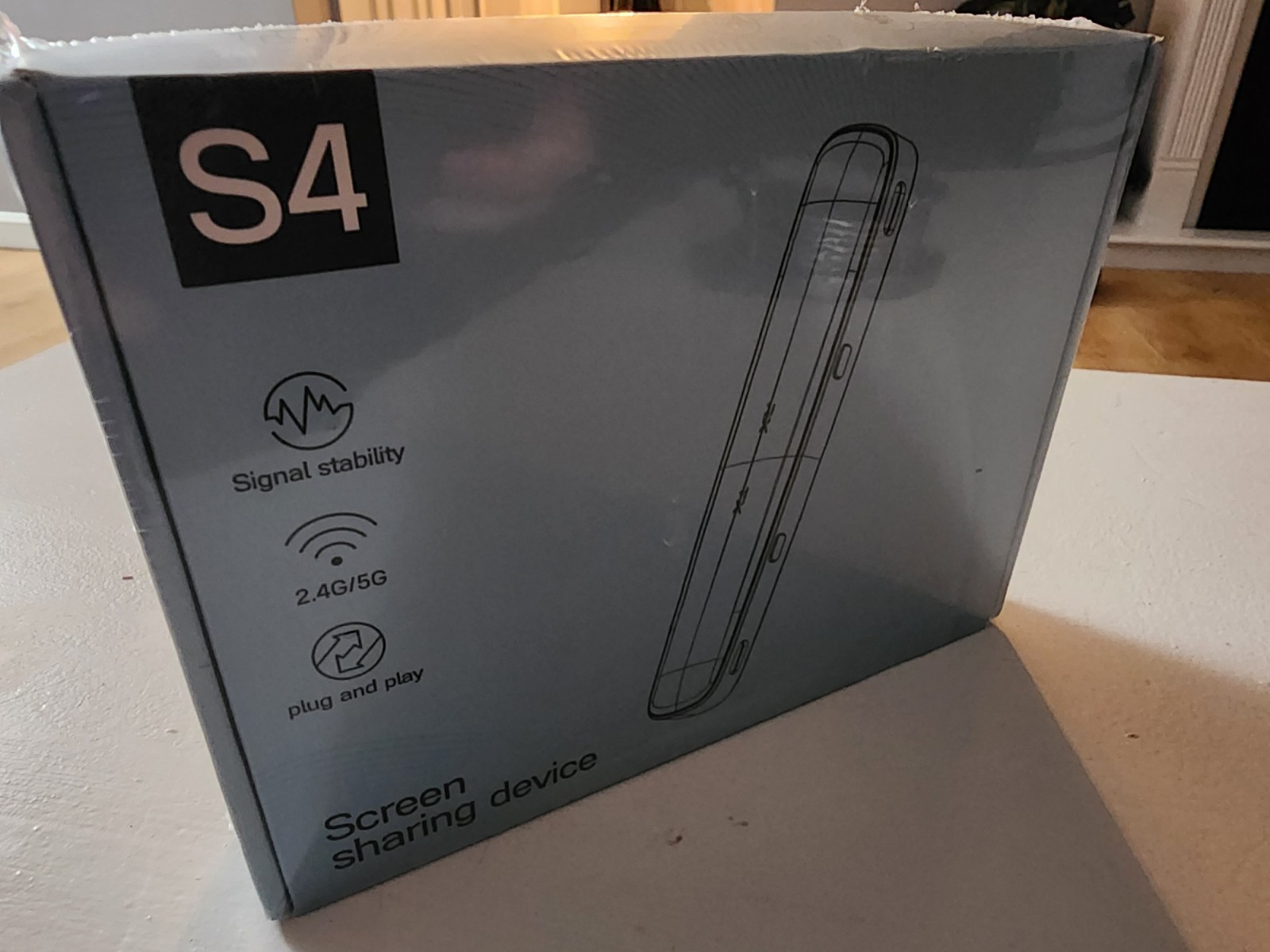 BRAIDOL S4 Wireless HDMI Transmitter/Receiver 328ft/1000M 5.8G + 2.4G 4K Decode