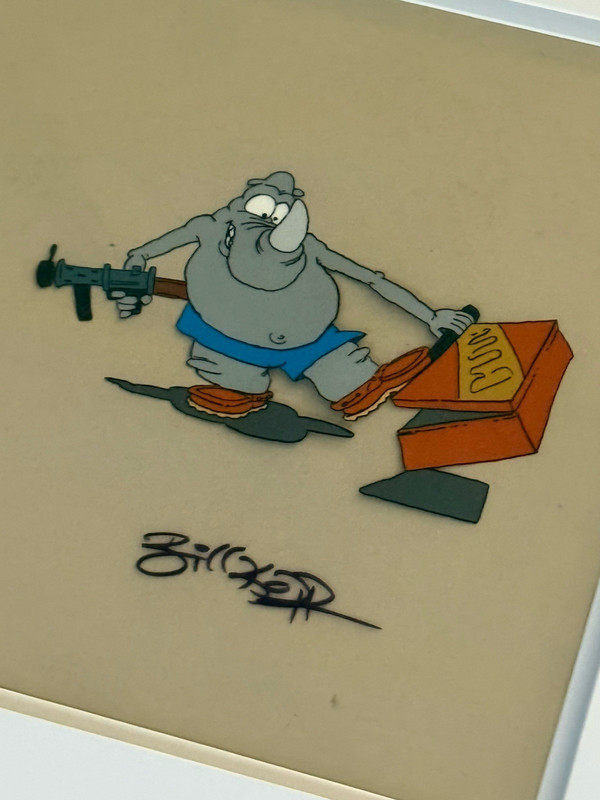 Bill Kopp “One Crazy Summer” Signed & Framed Original Production Cel Animation 