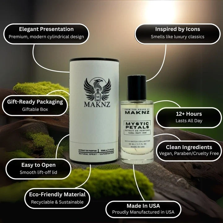 Mystic Petals 50ML - Impresión de PDM Delina | Perfume de larga duración para mujer Foto 3 de 4