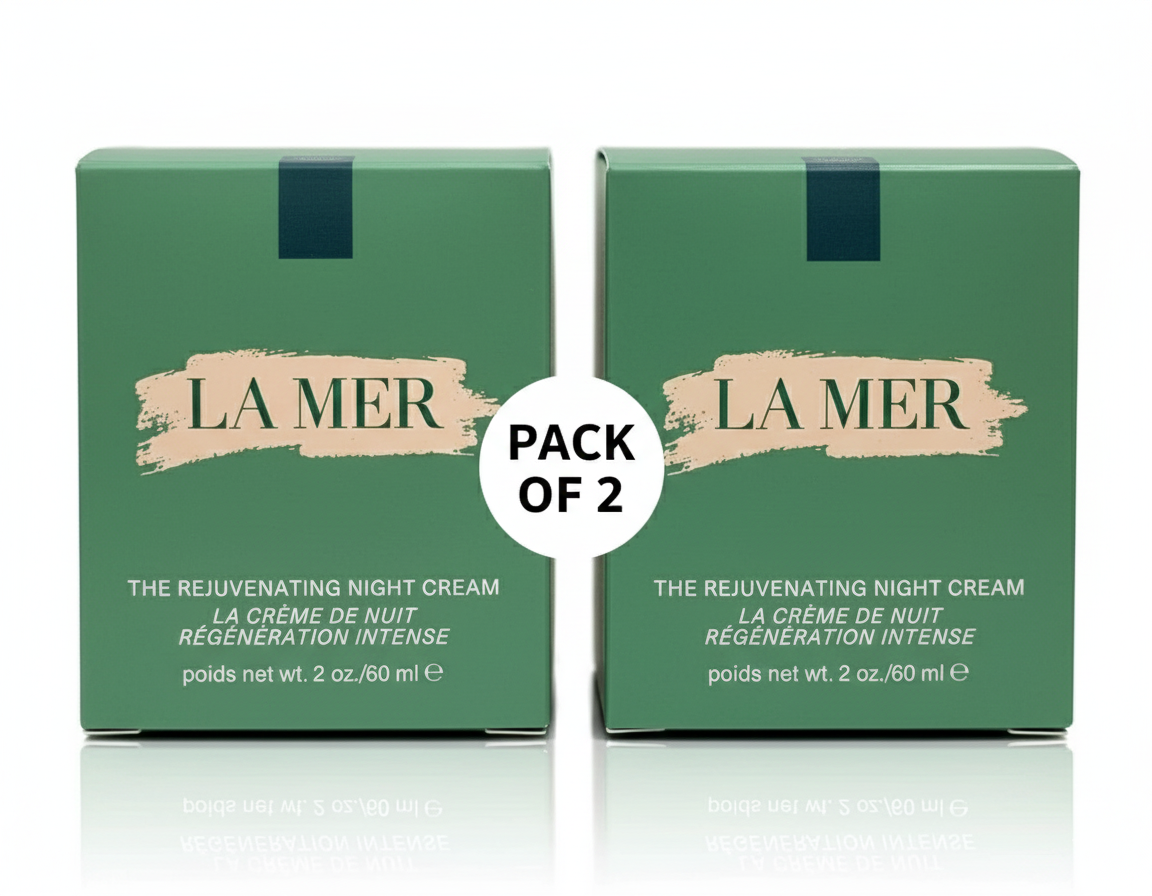 La Mer The Rejuvenating Night Cream – 2 fl. oz / 60ml – Pack of 2 – Brand New