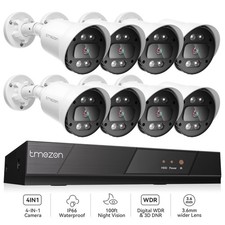 5MP 1080P TVI Security Cameras Outdoor 100ft Night Vision CCTV for Home Security