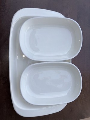 Vintage CorningWare Set MW-11 And P-140-B Made In NY USA