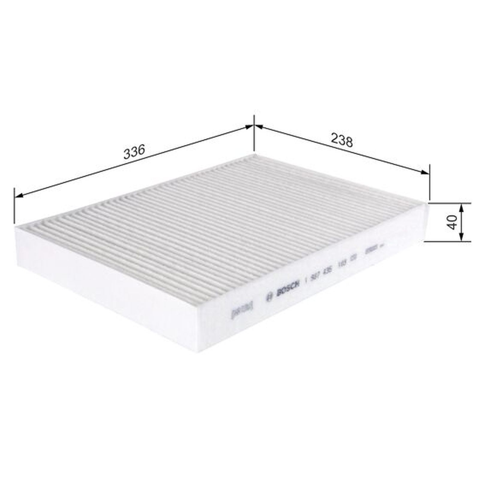 For Volvo - V60 MK2 (225) 2.0 2018-On 31404470 Pollen / Cabin Filter Bosch - Image 5